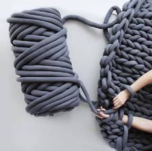 ZENGA 500g thick super Bulky chunky yarn for hand knitting Crochet soft big cotton DIY Arm Knitting Roving Spinning yarn blanket 2024 - buy cheap