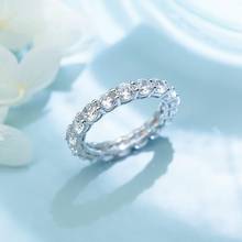 Eternity Promise Ring 4mm Diamond Cz 925 Sterling Silver Party Wedding Rings for Women Bridal Fine Engagement Jewelry 2024 - buy cheap