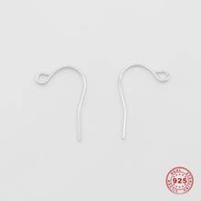 Doreen Box 925 Sterling Silver Earrings Fishhook DIY Ear Jewelry 20x12mm, Post/ Wire Size: (21 gauge), 1 Gram (Approx 6-8 PCs) 2024 - buy cheap