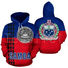 Tessffel mais novo país bandeira newfashion samoa pulôver manga longa engraçado agasalho unisex 3dprint zíper/hoodies/jaqueta S-11 2024 - compre barato