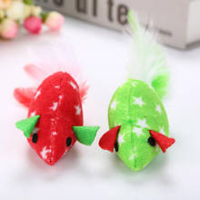 Brinquedos Animais De Estimação Colorido Bonito Moagem Pano de Catnip Rato Engraçado 1 Pc Plush 2024 - compre barato