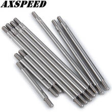 AXSPEED 10PCS/Lot Stainless Steel Link Rod Unassembled Kit 313/324mm Wheelbase for 1:10 TRX4 RC Crawler Car Parts 2024 - buy cheap