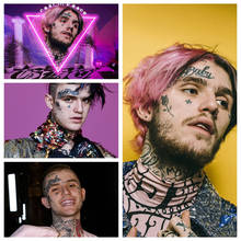 Lil peep clássico figura cantor posters e impressões arte da parede quadro decorativo pintura em tela para sala de estar decoração casa unframe 2024 - compre barato