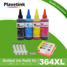 Plavetink 4 Color Dye Ink Refill Kits + Refill Cartridge For HP 364 Photosmart B8550 B8553 B8558 C6380 C6383 C5324 Printer Ink 2024 - buy cheap
