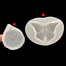 Silicone Mold Butterfly Mirror DIY Crafts Jewelry Handmade Pendant Epoxy Resin 2024 - buy cheap