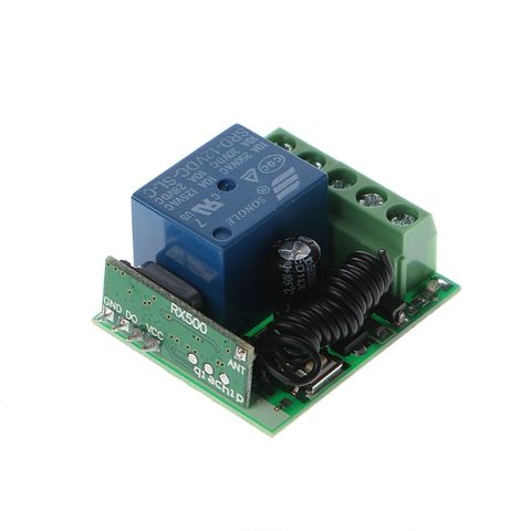 433Mhz Universal Wireless Remote Control Switch DC 12V 10A 1CH Relay Receiver Module 2022 - buy cheap