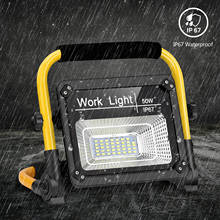LED Work Light Searching Light USB Charging IP67 Waterproof Torch Flashlight 2 Modes Spotlight Super Bright Camping Floodlight 2024 - buy cheap