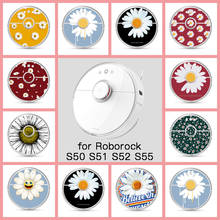 Custom Roborock Vacuum Cleaner Sticker For Roborock Robot Vinyl Daisy Stickers For Roborock S50 S51 S52 S55 Robot Skin Sticker 2024 - buy cheap