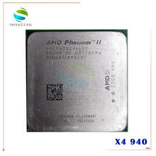 Четырехъядерный процессор AMD Phenom X4 940, 3 ГГц, HDZ940XCJ4DGI, 125 Вт, Разъем AM2 +/940PIN 2024 - купить недорого