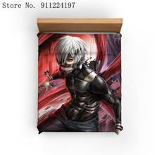 3D Cartoon Printing Bedding Set Tokyo Ghoul Duvet Covers Children Room Comforter Bedding Sets Bedclothes Bed Linen Bed Set 2024 - buy cheap