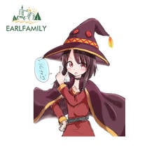 EARLFAMILY 13cm x 10cm For Megumin Car Stickers Funny Decal Fashion Occlusion Scratch Waterproof Creative Sticker Decoration 2024 - buy cheap