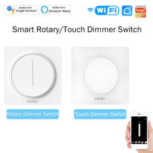 Tuya WiFi Smart Rotary/Touch Light Dimmer Switch Smart Life/Tuya APP Remote Control Works with Alexa Google Voice Assistants EU 2024 - buy cheap