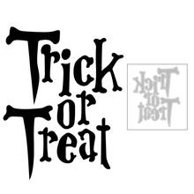 2020 New Halloween Metal Cutting Dies English Words Trick Or Treat Pattern Die Cut Scrapbooking For Craft Card Making no Stamps 2024 - buy cheap