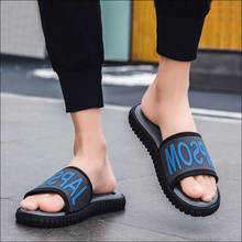 Men Slipper 2020 Summer Shoe Male Antiskid Slippers Man Foot Thicken Bathroom Beach Sandals Home Shoes White Black Size 39-46 2024 - buy cheap