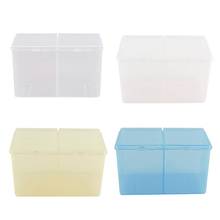 2 Compartments Cotton Pad Swab Storage Double lattice Gel Polish Remover Acceptance of Nails Beauty Toolsl Art Container Box 2024 - buy cheap
