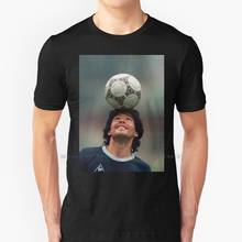 Camiseta de algodón 100% puro, camisa de la leyenda de Maradona, mano de Dios de México 86, de Diego Armando Maradona y su mejor amigo 2024 - compra barato