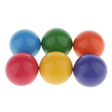 6 bolas de madeira do arco-íris dos pces, empilhando brinquedos, empilhando e classificando o brinquedo do desenvolvimento 2024 - compre barato