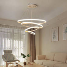 Lustre nórdico simples e moderno para sala de jantar, iluminação criativa, redonda, para sala de estar, quarto 2024 - compre barato