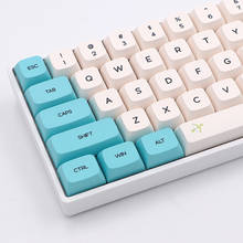 129keys Thermal sublimation  PBT mechanical keyboard keycap GH60/64/68/96/104 large complete set of customization 2024 - buy cheap
