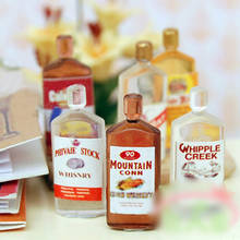 Lot Dolls House Miniature Pub Wine Drink Whisky Bottles, Goblets, Beer Cups 12th 2024 - buy cheap