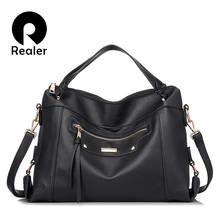 REALER fashion women shoulder bags female casual totes bag large capacity handbags high quality famous designers bag 2024 - buy cheap