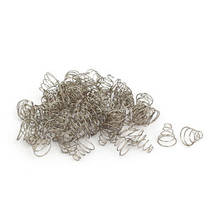 11mmx5.5mmx11mm Metal Taper Conical Compression Spring Silver Tone 60pcs 2024 - buy cheap