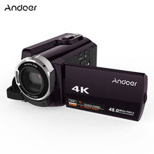Andoer HDV-534K 4K 48MP WiFi Digital Video Camera 1080P Full HD Novatek 96660 Chip 3inch Capacitive Touchscreen 2024 - buy cheap