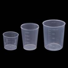 3Pcs DIY Epoxy Resin Plastic Measuring Cups Set 30 50 100ML For Jewelry Making 2024 - buy cheap