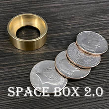 Space Box 2.0 Magic Tricks Magica Cylinder Magician Close Up Illusions Gimmick Props Mentalism Funny Coin Appear Vanish Magia 2024 - buy cheap