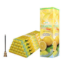 Fruity Aroma Lemon Indian Incense Sticks 5/15/25 Tubes Handmade High Quality Stick Incense Scent for Home Buddhist Supplies 2024 - buy cheap