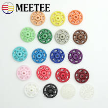 Meetee 60set 7/10/12/15/18/21mm Plastic Resin Snap Button Invisible Buckles DIY Shirt Sweater Clothing Sewing Buttons BD485 2024 - buy cheap