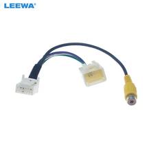 LEEWA-cámara trasera de marcha atrás para aparcamiento de coche, convertidor para vídeo, adaptador de Cable para Ruifeng S5 M5, Cable MP5 # CA6105, 10 Uds. 2024 - compra barato