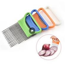 Onion Fork Stainless Steel Onion Needle Vegetable Fruit Slicer Handheld Knife Cutting Safety Auxiliary Kitchen Accessory Tools 2024 - buy cheap
