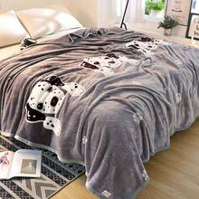 Мягкое одеяло с рисунком в горошек собаки, пледы, двойной полноразмерный лист королевского размера 2024 - купить недорого