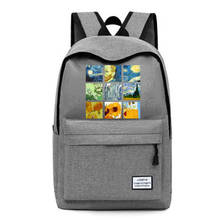 Van Gogh bolsas mochilas backpack kawaii laptop 2021 anime women ladies  tassen dames backpack 2024 - buy cheap