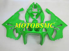 Kit de carenagem de motocicleta para kawasaki ninja zx7r 96 99 00 01 03 zx 7r 1996 1999 2003 abs, carroceria verde + presentes kq30 2024 - compre barato