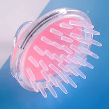Hot  Silicone Head Body Shampoo Scalp Massage Brush Comb Hair Washing Comb Shower Brush Bath Spa Slimming Massage Brush Styling 2024 - buy cheap