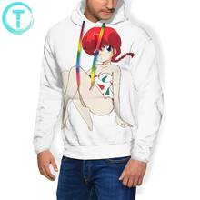 Ranma moletom com capuz masculino, moletom ranma 12 ranma saotome, longo, pulôver azul, agasalho de inverno masculino com capuz 2024 - compre barato