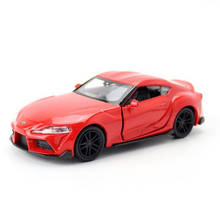 Coche de juguete modelo Toyota Supra para niños, vehículo de juguete de Metal fundido a presión, escala 1:36, V206 2024 - compra barato