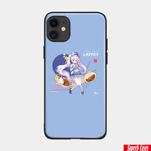 Laffey azur lane macio silicone caso do telefone capa escudo para o iphone 6 s 7 8 plus x xr xs 11 pro max 2024 - compre barato