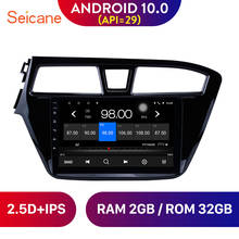 Seicane-rádio automotivo com gps, android 10.0, 9 polegadas, para 2014, hyundai i20, acionamento manual esquerdo, reprodutor multimídia, com câmera de ré, usb 2024 - compre barato