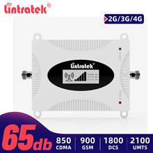 Lintratek-repetidor de señal para teléfono móvil, amplificador de celular de 1800mhz, 900mhz, 2100mhz, 850mhz, CDMA, GSM, LTE, UMTS, WCDMA 2024 - compra barato