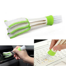Plastic Keyboard Cleaning Brushes Cleaner Double Ended Car Air Vent Slit Cleaner Brush Dusting Blinds Car Cleaning Brush 2024 - buy cheap