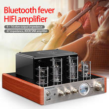 KYYSLB-Amplificador de tubo Hifi con Bluetooth, dispositivo para la fiebre con USB de ajuste de alto y bajo, 25W x 2, 220V, 50HZ, MS-10D 2024 - compra barato