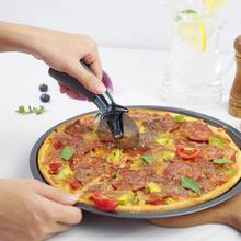 Противень антипригарный из углеродистой стали для пиццы, 12 дюймов, поднос для печи, перфорированная посуда для выпечки, инструменты для готовки 2024 - купить недорого
