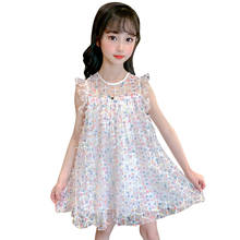 Dress For Girls Dot Pattern Girls Dresses Bow Party Dress For Children Mesh Girl Costume 6 8 10 12 14 2024 - buy cheap