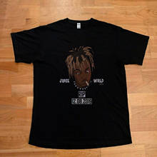 Мужская футболка с коротким рукавом juice wrld rip, футболка в стиле хип-хоп с принтом S-3XL, 2019 2024 - купить недорого