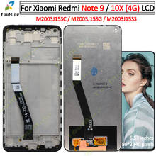 6.53'' Display Replacement For Xiaomi Redmi Note 9 LCD Touch Screen Digitizer Assembly For Redmi Note9 lcd For Redmi 10X 4G 2024 - buy cheap