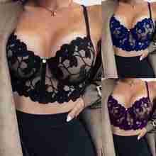 Lace Bras For Women Underwired Hollow Out Bra sexy Up Lingerie Underwear Embroidery Size Brassiere Womens Bralette 2024 - buy cheap