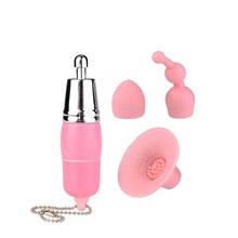 1 Set 3 in 1 Vibrators Electrical Dual Stimulator Clitoris Sucker Nipple Sucker Stimulation Massager Vibrator Sex Toys for Woman 2024 - buy cheap